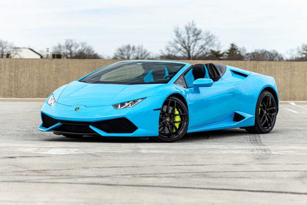 Lamborghini Huracan Spyder Blue