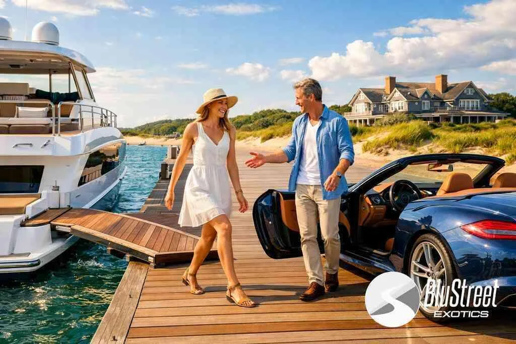 Yacht Charter and Exotic Car Rental Packages at BluStreet Hamptons 2026