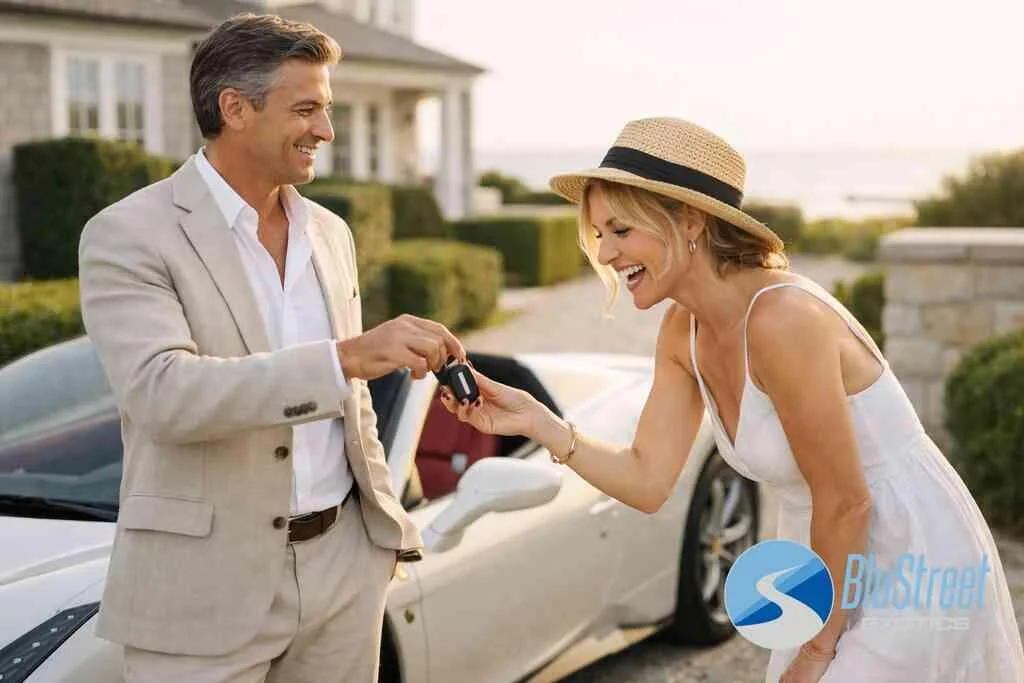 How to choose between a Ferrari coupe and a more open top feel for coastal driving — BluStreet Hamptons Exotic Car Renta