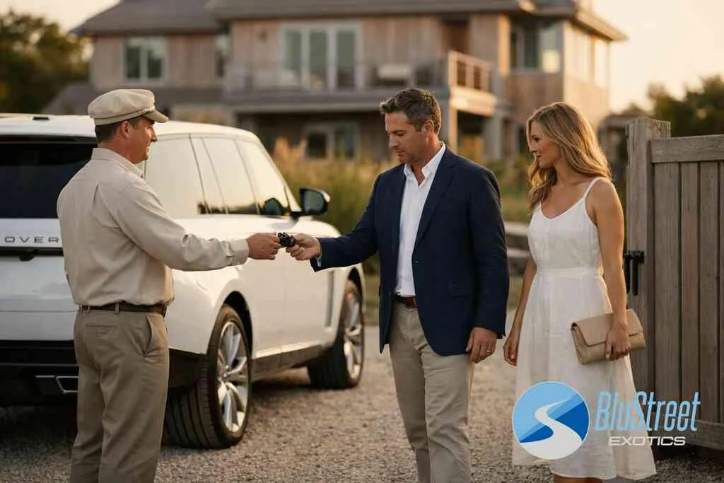 Why security deposit alternatives and no deposit exotic rental options depend on risk review — BluStreet Hamptons Exotic