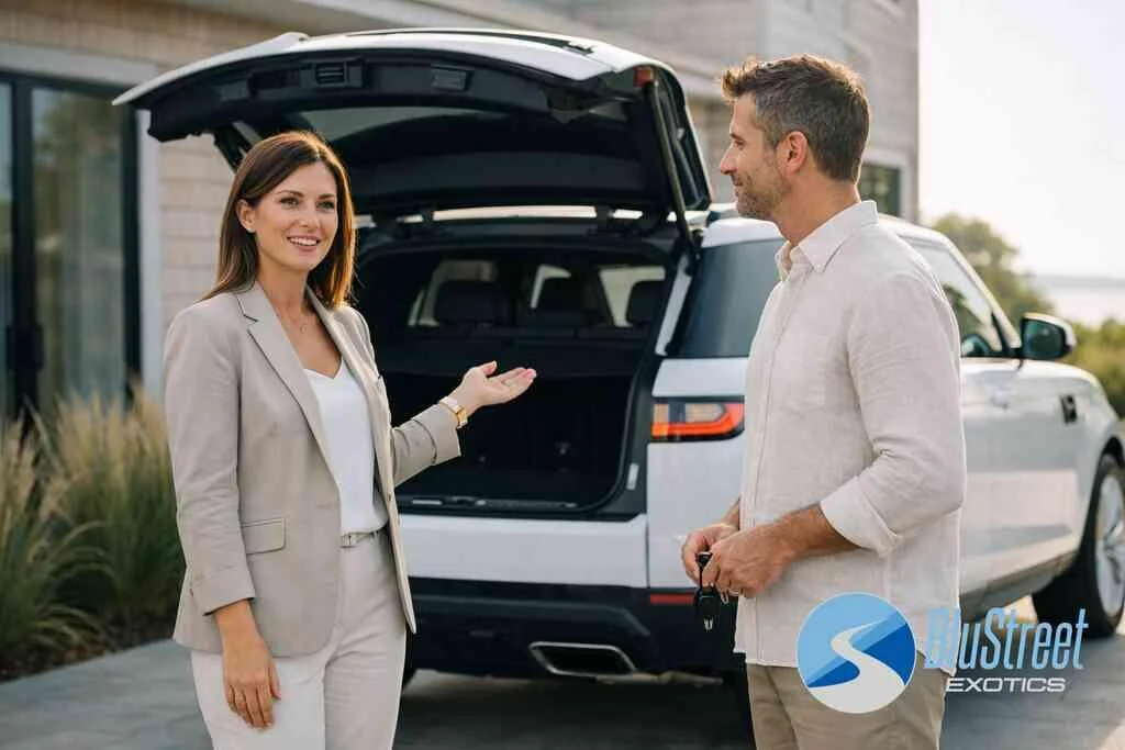 What changes when you rent a Ferrari Hamptons, Lamborghini rental Hamptons, or McLaren rental — BluStreet Hamptons Exoti