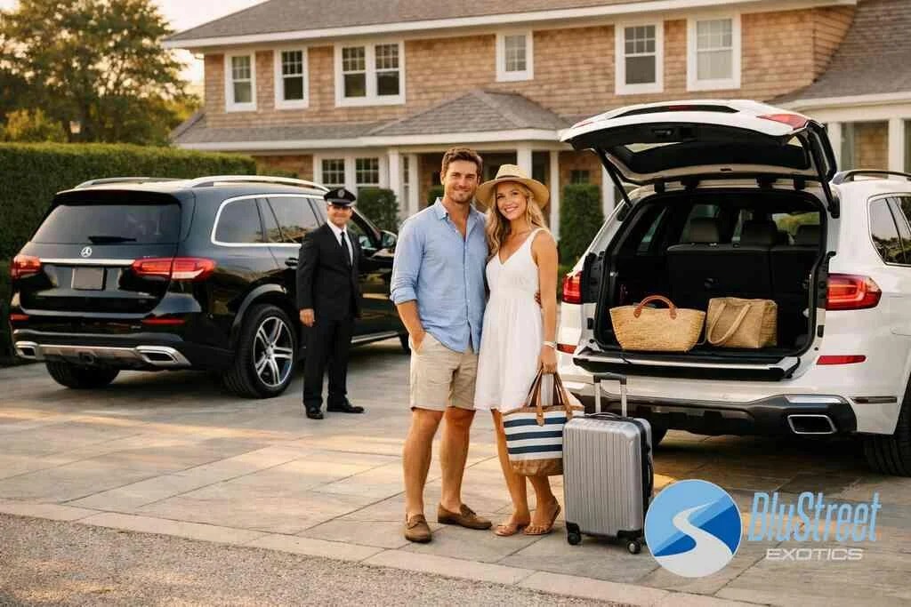 How airport delivery JFK and Hamptons delivery timing change the whole plan — BluStreet Hamptons Exotic Car Rentals