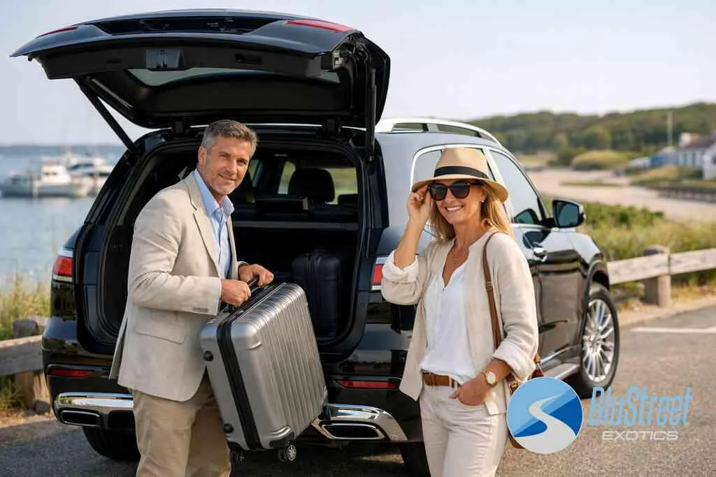 Where a flagship sedan makes more sense than a Mercedes-Benz S-Class rental for your route — BluStreet Hamptons Exotic C